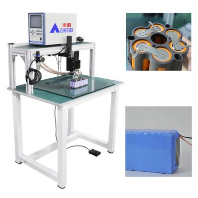 Semi-automatische voettype pneumatische accu-tab-lasmachine