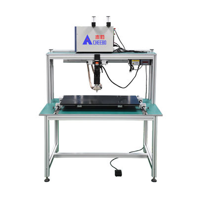 Lithiumbatterij DC stroomvoorziening Spoortype Gantry Spot Welding Machine