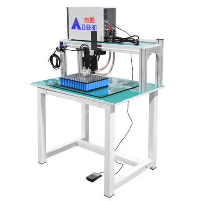 Hoge precisie pneumatische multi-impuls semi-automatische galerij lithiumbatterij spot lassen machine