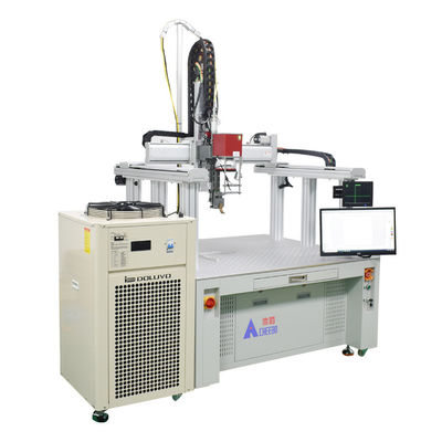 Vierkant grote monomeer precisie lithiumbattery trillende spiegel gantry laser lassen machine