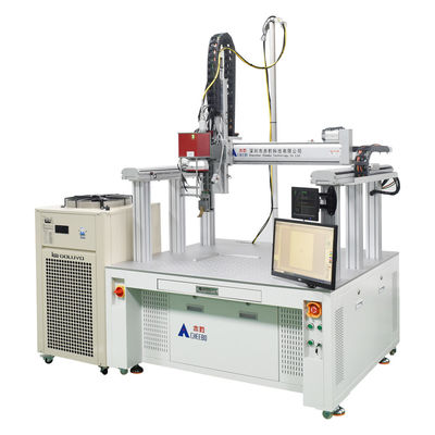 Vierkante eencellige lithiumbatterijpakket Gantry laser lassen Halfautomatische laser spot lassen machine