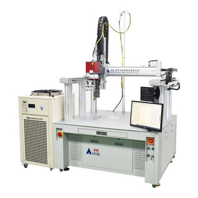 Gantry laser lassen machine voor prismatische lithium batterij pakket aluminium nikkel busbar 32140 Automatische laser spot lasser